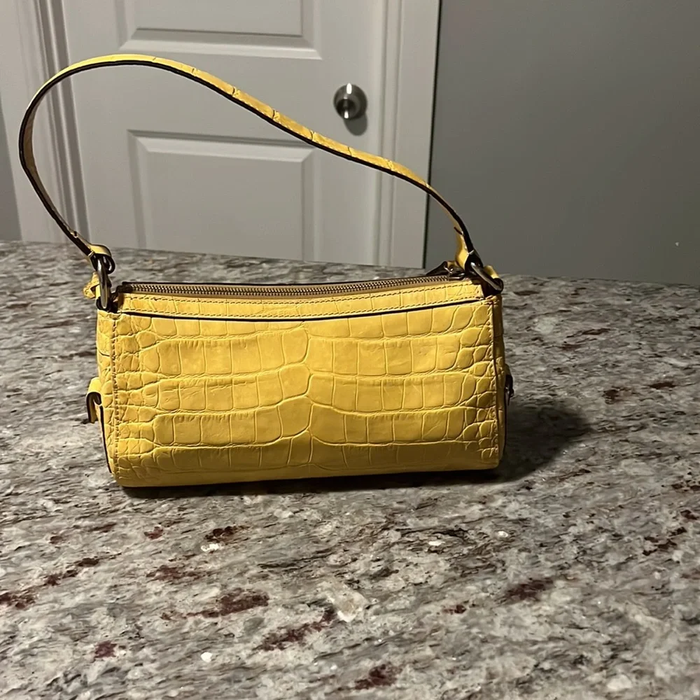 Dooney & Bourke Yellow Satchel - Picture 4 of 11
